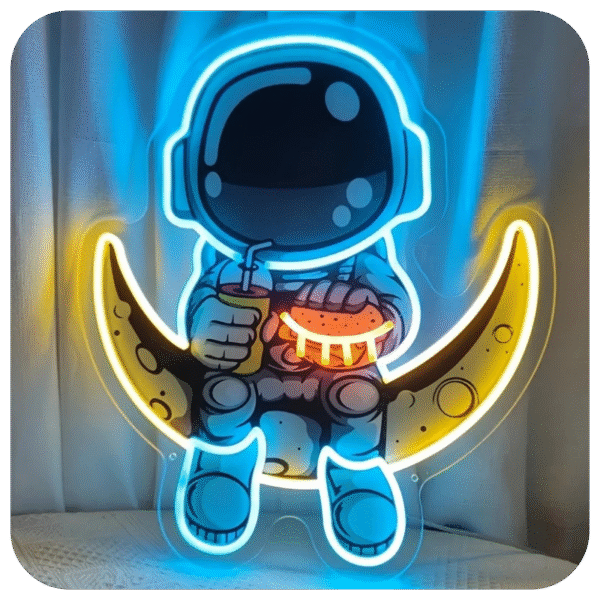 Astro Snack Neon Light