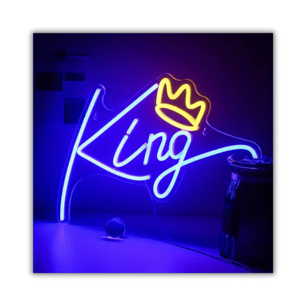 King neon sing