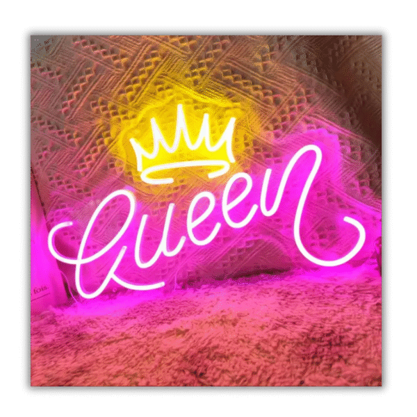 Queen neon sing